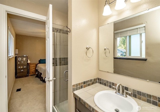 10908 151st St E, Puyallup, WA 98374 - ensuite bathroom featuring a stall shower and vanity