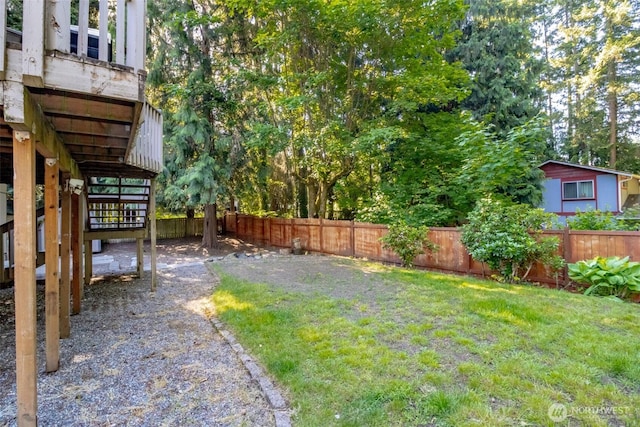 10908 151st St E, Puyallup, WA 98374 - fenced backyard with stairway