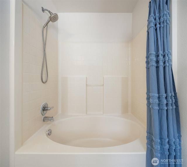 4460 249th Ter SE Unit 4-1, Sammamish, WA 98029 - full bathroom with shower / bath combo with shower curtain