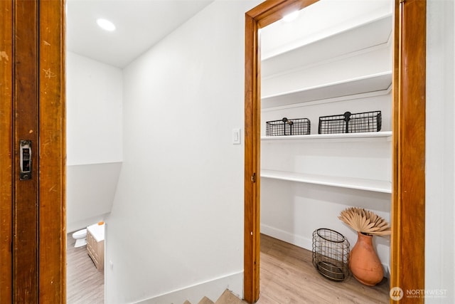 2228 Cinkovich St, Enumclaw, WA 98022 - hallway featuring wood finished floors and recessed lighting