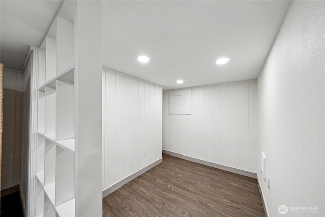 2228 Cinkovich St, Enumclaw, WA 98022 - finished basement featuring wood finished floors and recessed lighting