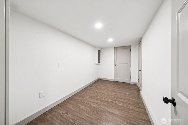 2228 Cinkovich St, Enumclaw, WA 98022 - unfurnished room featuring dark wood-style flooring and recessed lighting