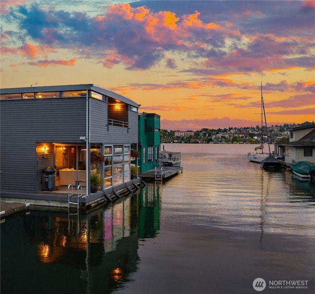 2466 Westlake Ave N Unit 5, Seattle, WA 98109 - dock featuring a water view
