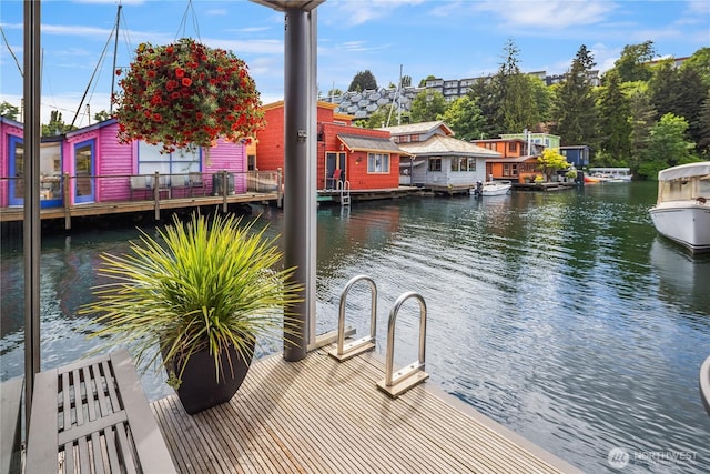 2466 Westlake Ave N Unit 5, Seattle, WA 98109 - dock featuring a water view