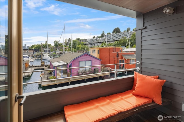 2466 Westlake Ave N Unit 5, Seattle, WA 98109 - balcony featuring a water view