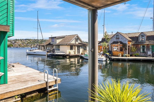 2466 Westlake Ave N Unit 5, Seattle, WA 98109 - dock featuring a water view