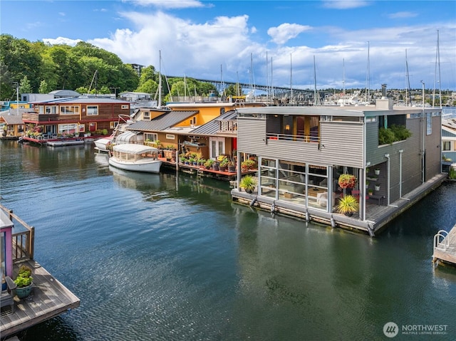 2466 Westlake Ave N Unit 5, Seattle, WA 98109 - dock featuring a water view