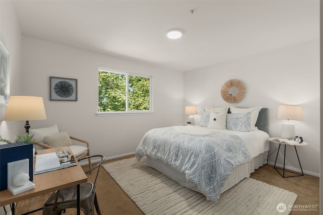 2024 N 145th St, Shoreline, WA 98133 - carpeted bedroom featuring baseboards