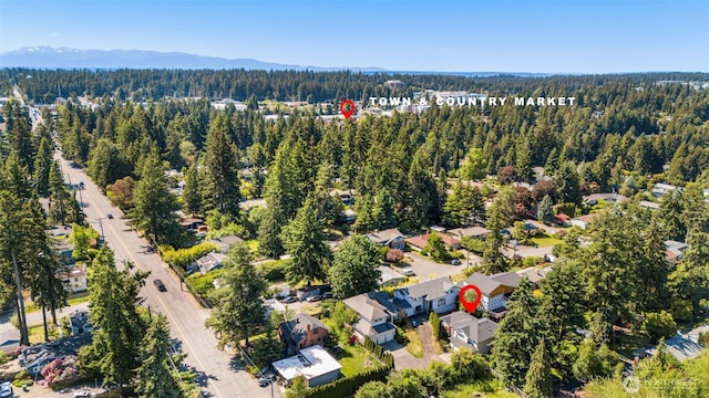 2024 N 145th St, Shoreline, WA 98133 - aerial view of property and surrounding area featuring a forest