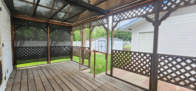 405 E Park St, Dayton, WA 99328 - view of wooden deck
