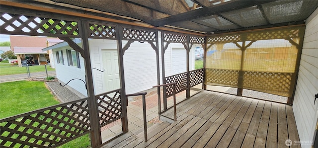 405 E Park St, Dayton, WA 99328 - view of deck