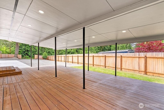24212 SE 223rd St, Maple Valley, WA 98038 - wooden terrace with a fenced backyard