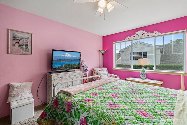 7608 145th Avenue Ct E, Sumner, WA 98390 - bedroom with carpet and ceiling fan