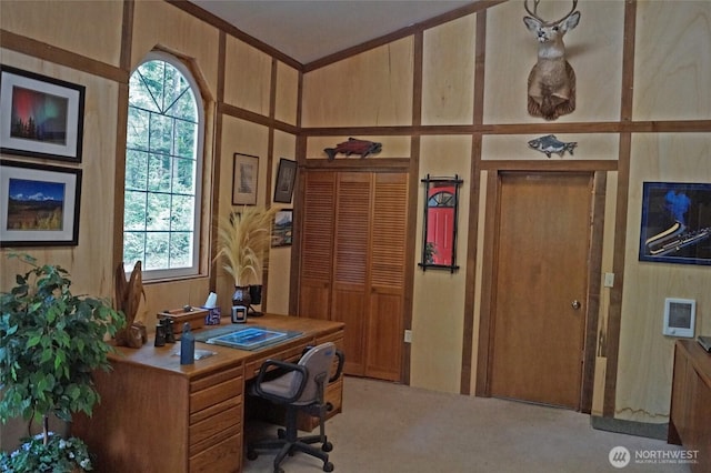 80 E Tamarack Ln, Shelton, WA 98584 - home office featuring carpet flooring