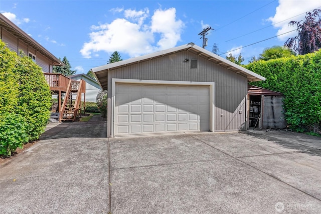 6015 NW Perthshire Rd, Vancouver, WA 98663 - view of detached garage