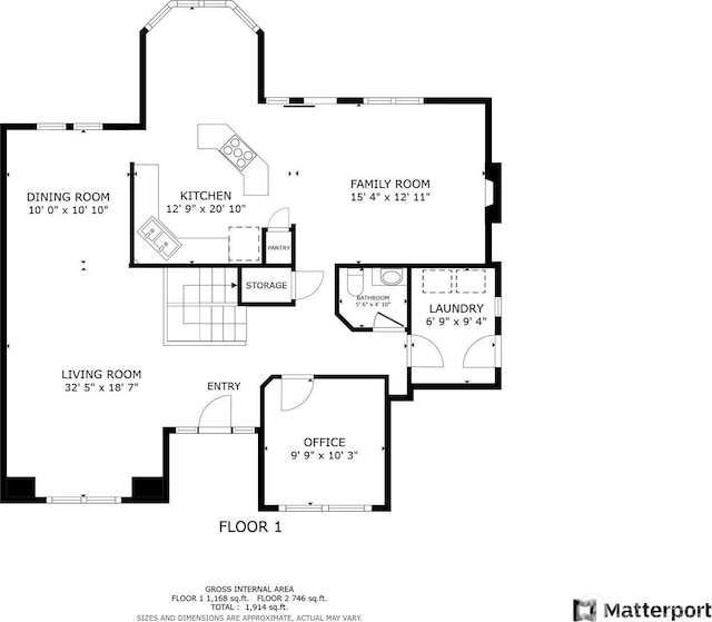8221 122nd Ave NE, Kirkland, WA 98033 - floor plan / room layout