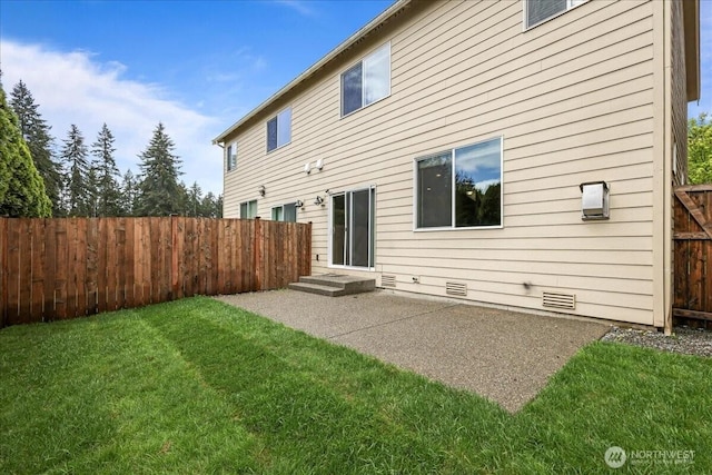 21421 104th Street Ct E, Bonney Lake, WA 98391 - rear view of property with a patio and crawl space