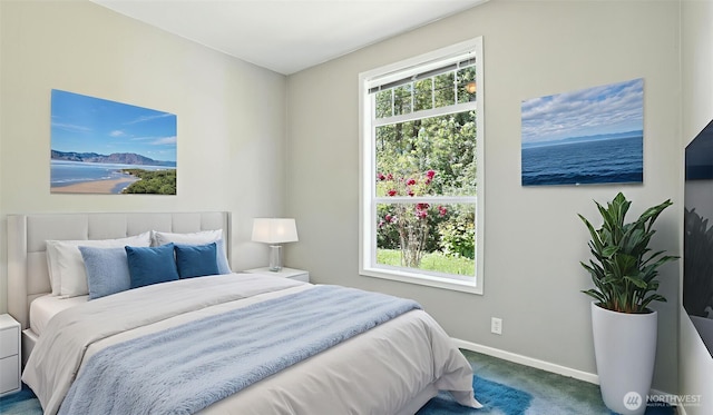 6614 241st Ave E Unit 38, Buckley, WA 98321 - bedroom featuring carpet and a water view