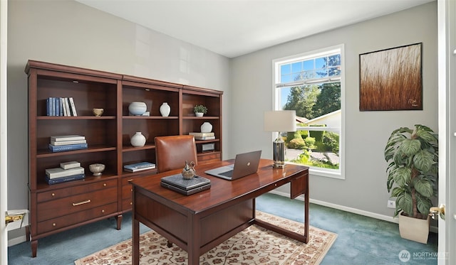 6614 241st Ave E Unit 38, Buckley, WA 98321 - carpeted office with baseboards