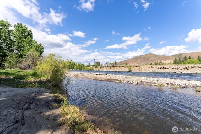 3 Kingfisher Rd, Twisp, WA 98856 - water view featuring a mountain backdrop