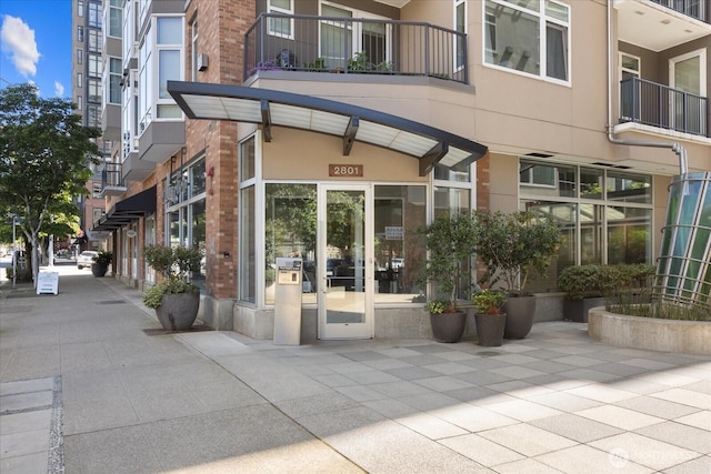 2801 1st Ave Unit 1002, Seattle, WA 98121 - entrance to property featuring stucco siding