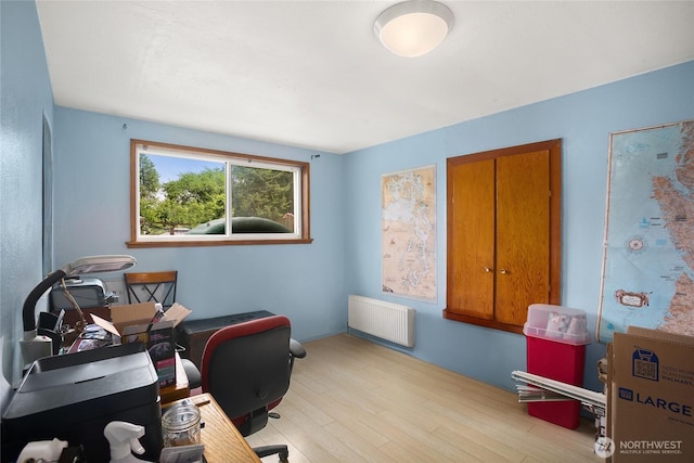 7431 S 132nd St, Seattle, WA 98178 - office space with radiator heating unit and light wood-style flooring