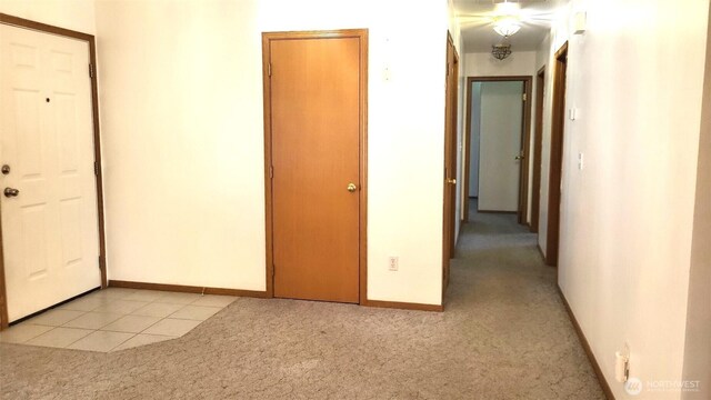390 4th Ave SE, Ephrata, WA 98823 - corridor with light colored carpet and baseboards