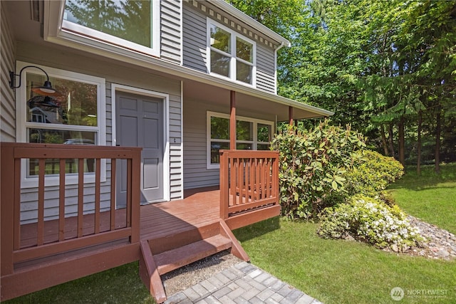 2021 224th Pl NE, Sammamish, WA 98074 - deck featuring a lawn