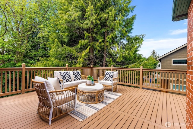 1214 NE 98th St, Seattle, WA 98115 - deck with an outdoor hangout area