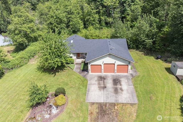 3220 N Pacific Ave, Kelso, WA 98626 - view from above of property