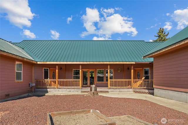 706 S A St, Roslyn, WA 98941 - rear view of house with covered porch and metal roof