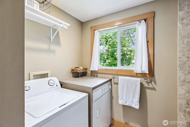 490 Madison Ave N Unit 202, Bainbridge Island, WA 98110 - washroom featuring washer / dryer