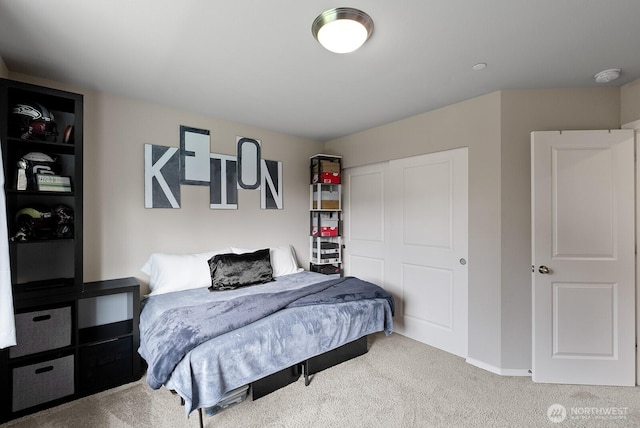 2225 Seringa Ave, Bremerton, WA 98310 - bedroom with carpet, a closet, and baseboards