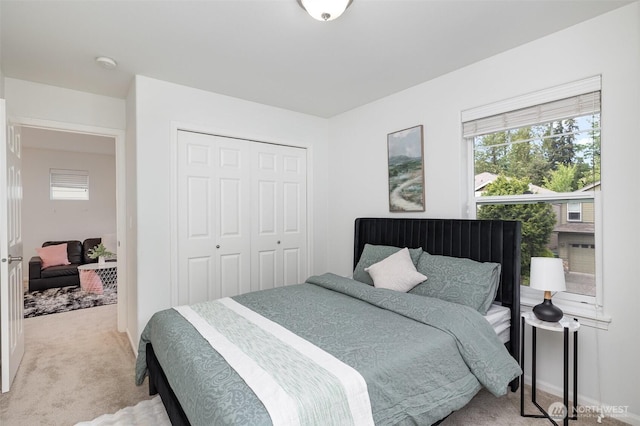 1700 235th Pl SW, Bothell, WA 98021 - bedroom featuring light colored carpet and a closet