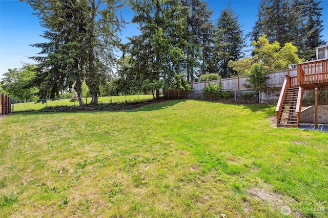 29630 24th Ave S, Federal Way, WA 98003 - view of yard featuring stairway and a deck