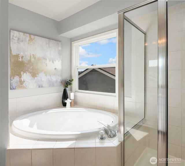 14819 1st Ave NE, Duvall, WA 98019 - full bathroom with a bath and a stall shower