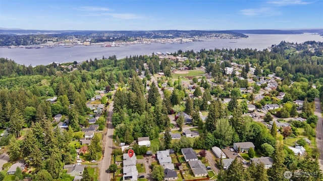 515 Forest Park St, Port Orchard, WA 98366 - aerial view of property's location with a nearby body of water and nearby suburban area