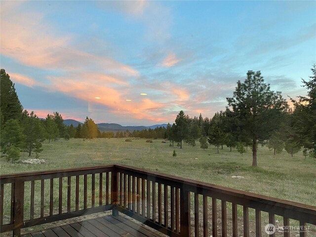 302 Summer Rd, Tonasket, WA 98855 - deck featuring a rural view