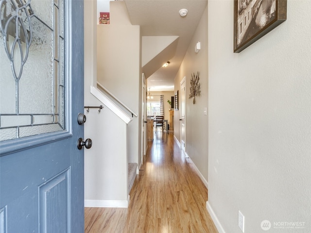 2962 26th Ave, Forest Grove, OR 97116 - corridor featuring light wood-style floors and baseboards