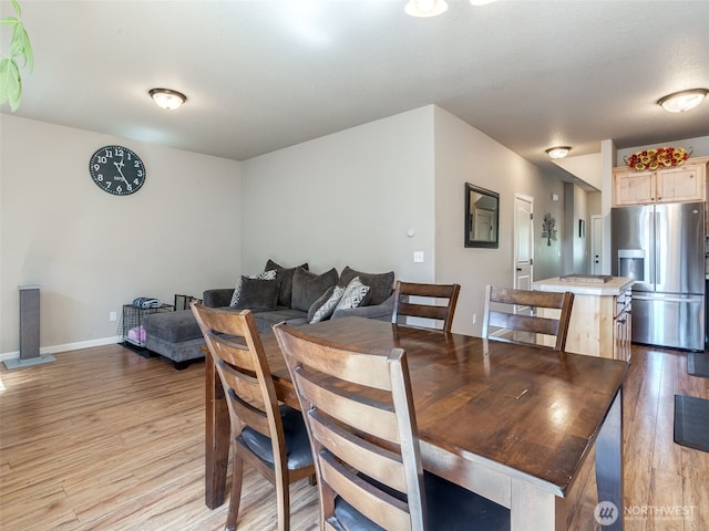 2962 26th Ave, Forest Grove, OR 97116 - dining space featuring light wood-style floors and baseboards