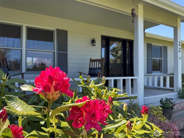 22 E Bedinger Rd, Sequim, WA 98382 - exterior space featuring covered porch