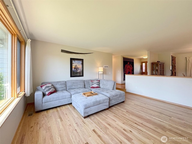 22 E Bedinger Rd, Sequim, WA 98382 - living room with light wood-style flooring