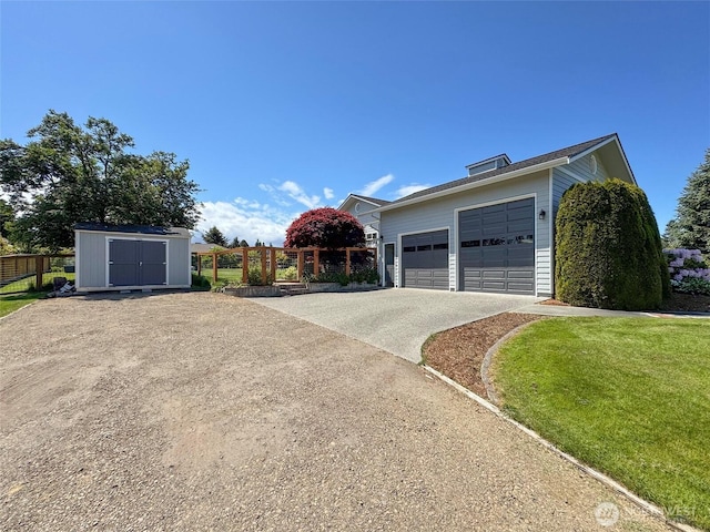 22 E Bedinger Rd, Sequim, WA 98382 - view of side of property with a garage