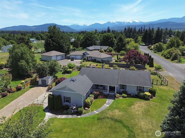 22 E Bedinger Rd, Sequim, WA 98382 - view of subject property with a mountain backdrop