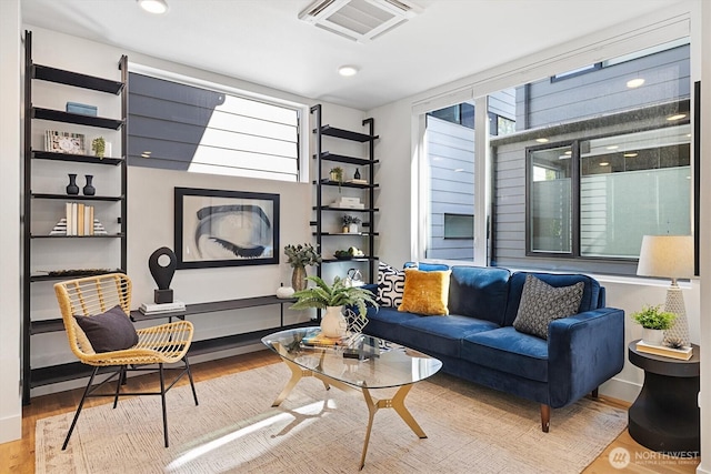 1134 32nd Ave E Unit B, Seattle, WA 98112 - living area with wood finished floors