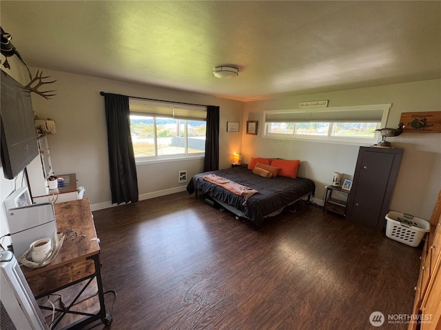 851 Heichel Rd, Camano Island, WA 98282 - bedroom featuring wood finished floors, multiple windows, and baseboards