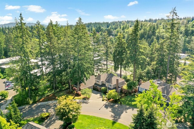 1805 179th Pl NE, Bellevue, WA 98008 - view from above of property with a forest