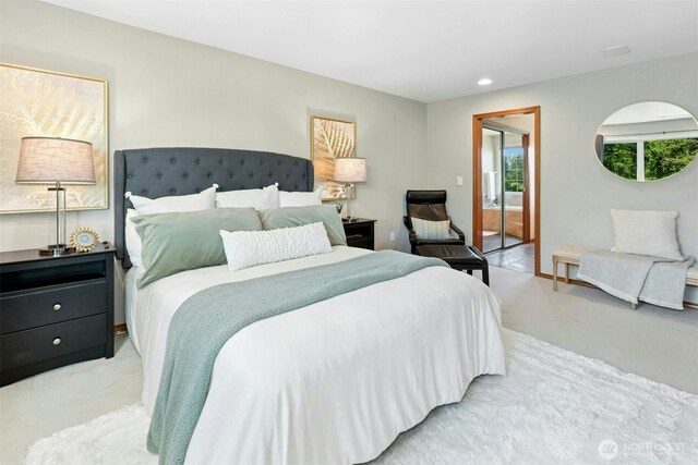 1805 179th Pl NE, Bellevue, WA 98008 - bedroom featuring carpet flooring and recessed lighting
