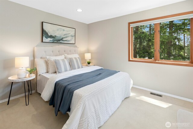 1805 179th Pl NE, Bellevue, WA 98008 - carpeted bedroom with baseboards and recessed lighting