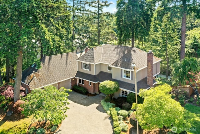 1805 179th Pl NE, Bellevue, WA 98008 - aerial view of property and surrounding area